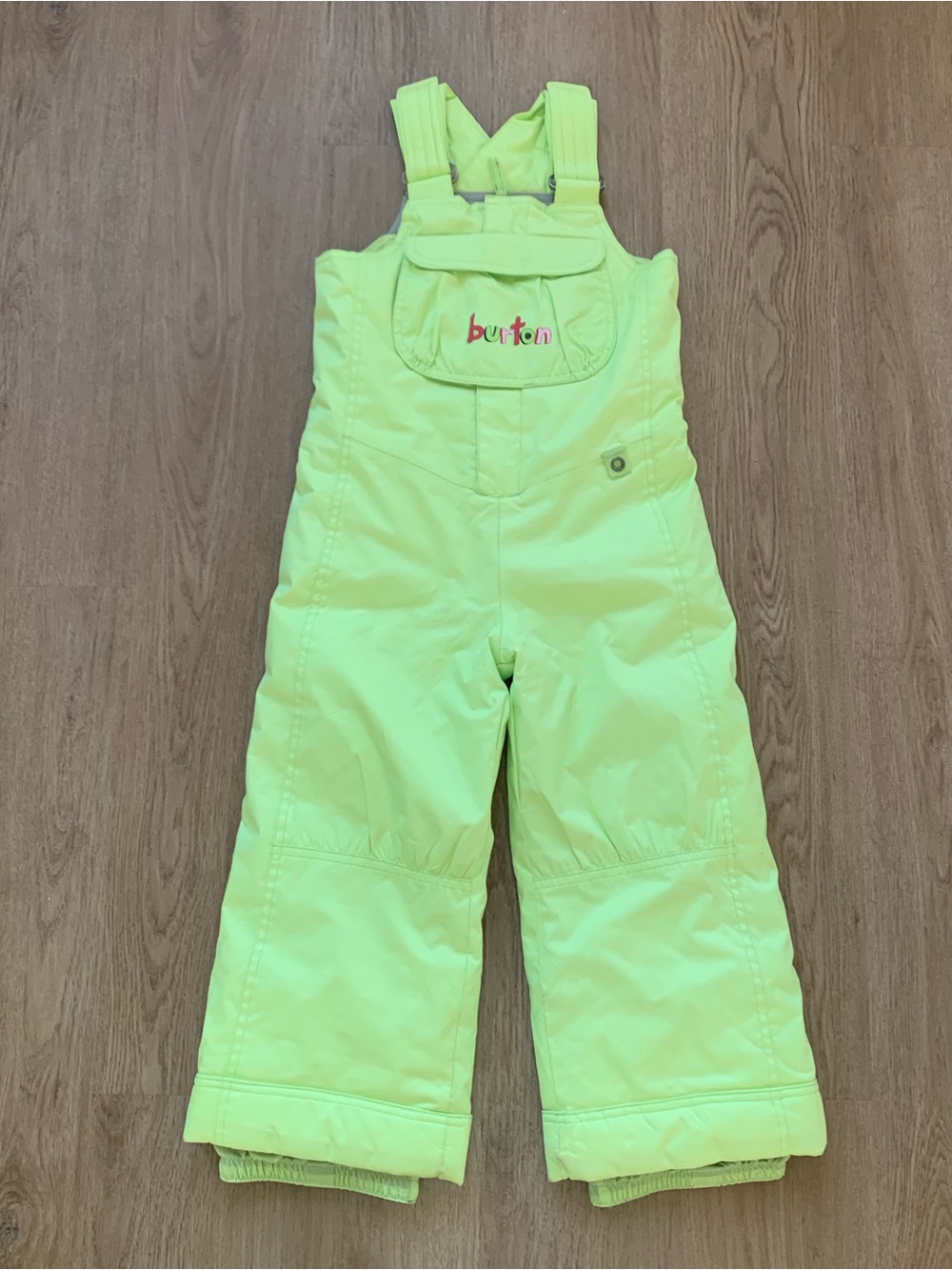 Girls Size 4 4T Burton Dry Ride Skipants Snow Pants Snowboarding Bright Yellow